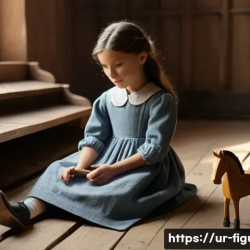 Home 8 20세기 피규어 역사 - **"A heartwarming scene depicting a group of children from the early 20th century, dressed in modest...